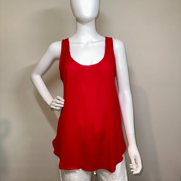 KRISA: NWT, Tunic Tank Top, Size - M, Color - Bright Red/Milan, MSRP - $99 - Picture 7 of 7